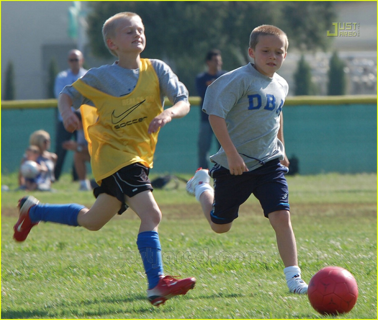 The Beckham Boys Soccer Practice Photo 495231
