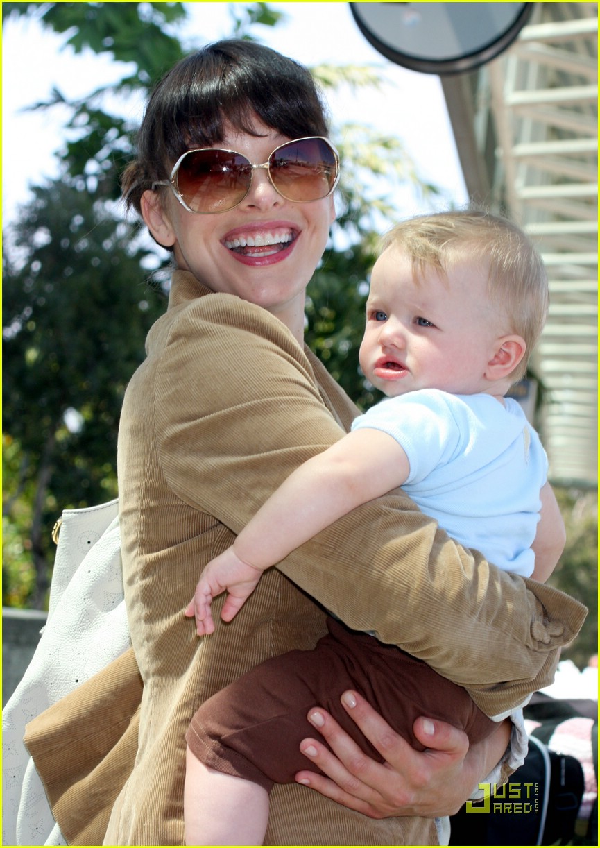Milla Jovovich is as Cute as Ever Photo 1206321 Celebrity Babies