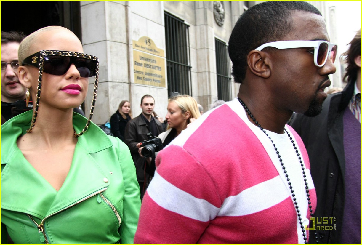 Kanye West & Amber Rose Fashion Week Fierce Photo 1774971 Amber