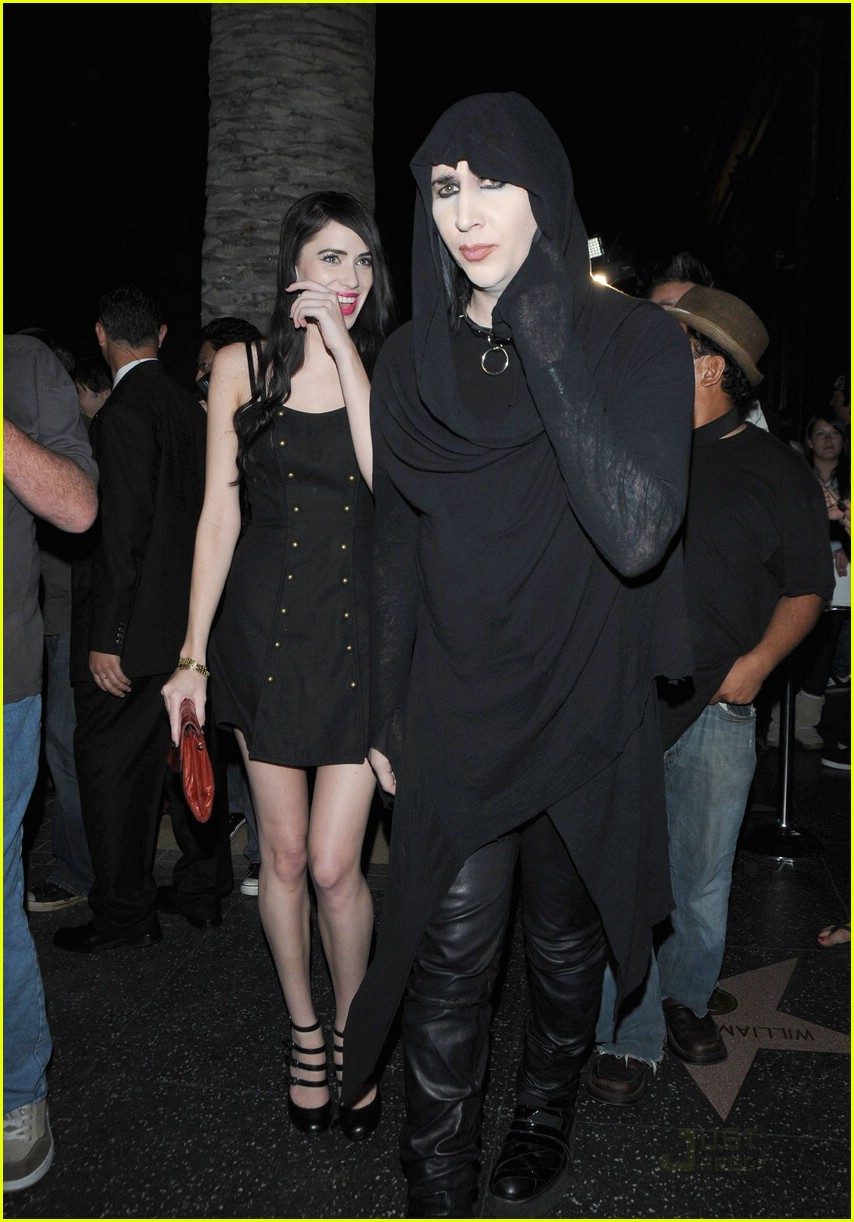 Marilyn Manson & Isani Griffith Katsuya Couple Photo