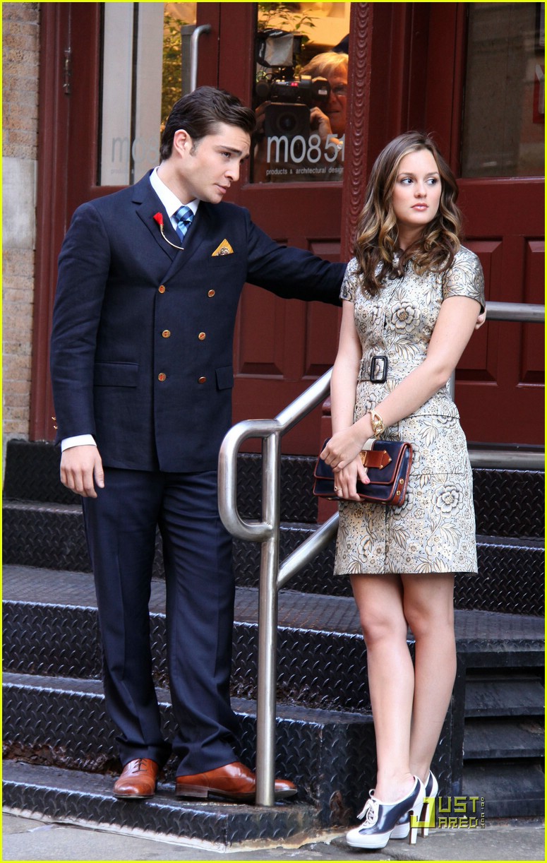 Ed Westwick & Leighton Meester’s Romantic Tension: Photo 2044021 | Ed