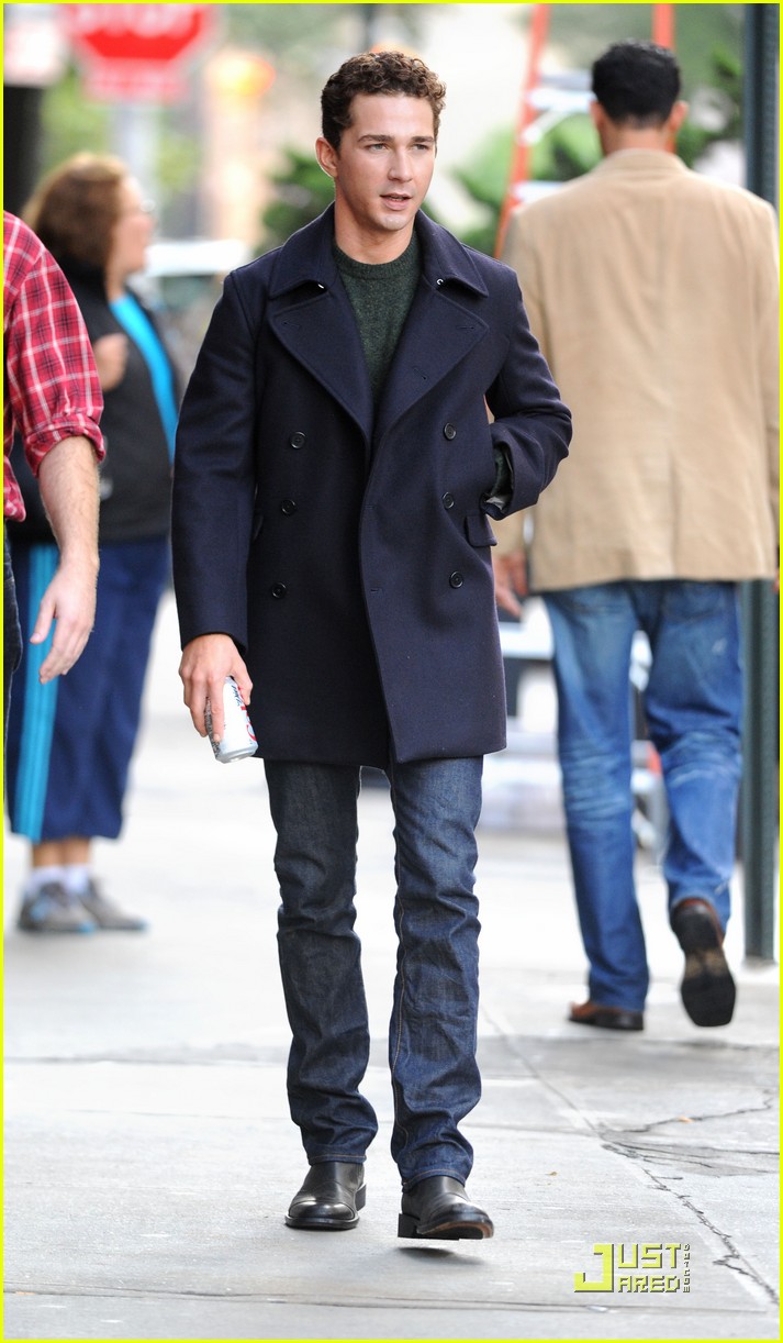 shia labeouf motorcycle wall street