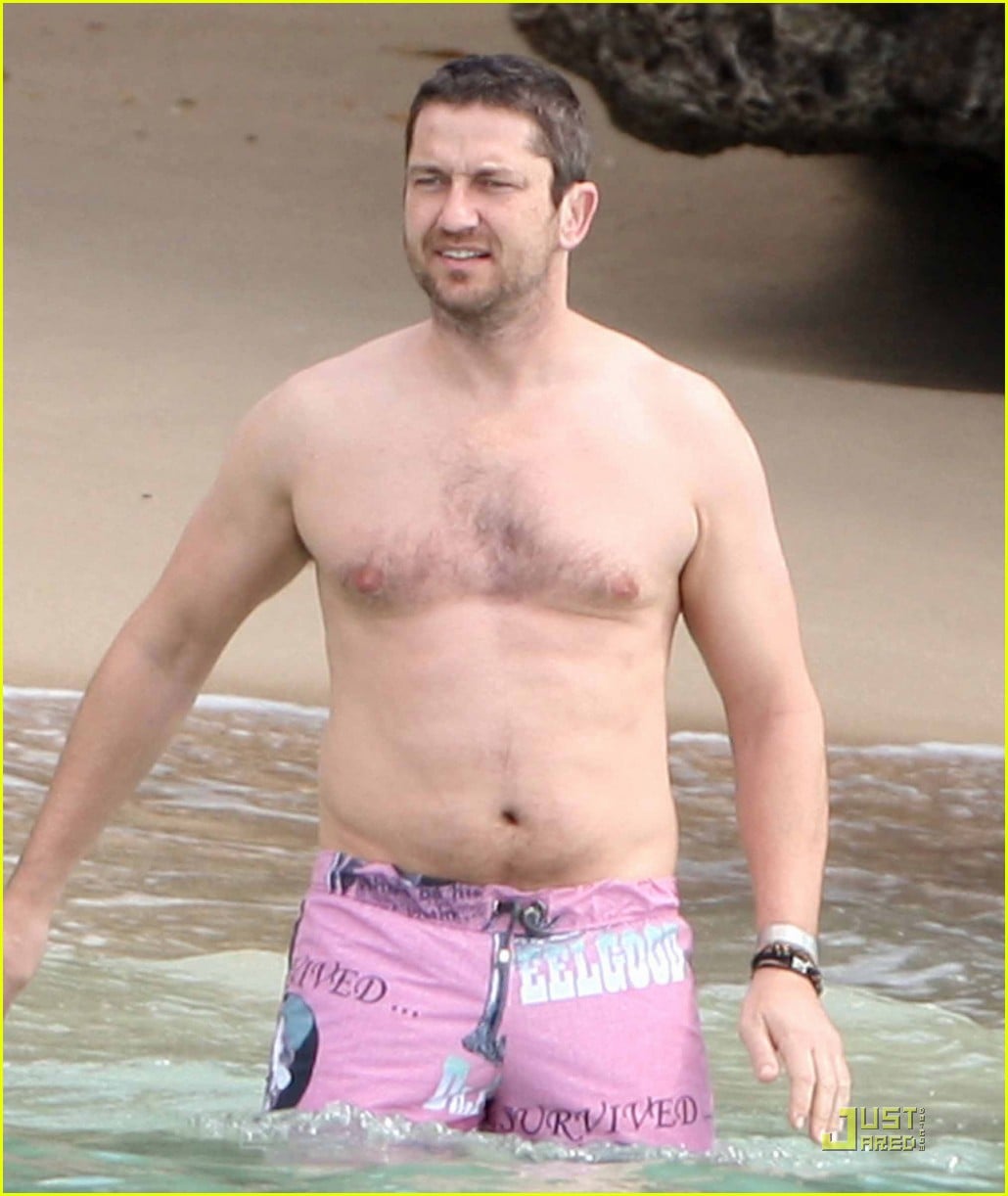 Gerard Butler: Shirtless in Barbados!: Photo 2405771 | Gerard Butler, Shirtless Pictures | Just