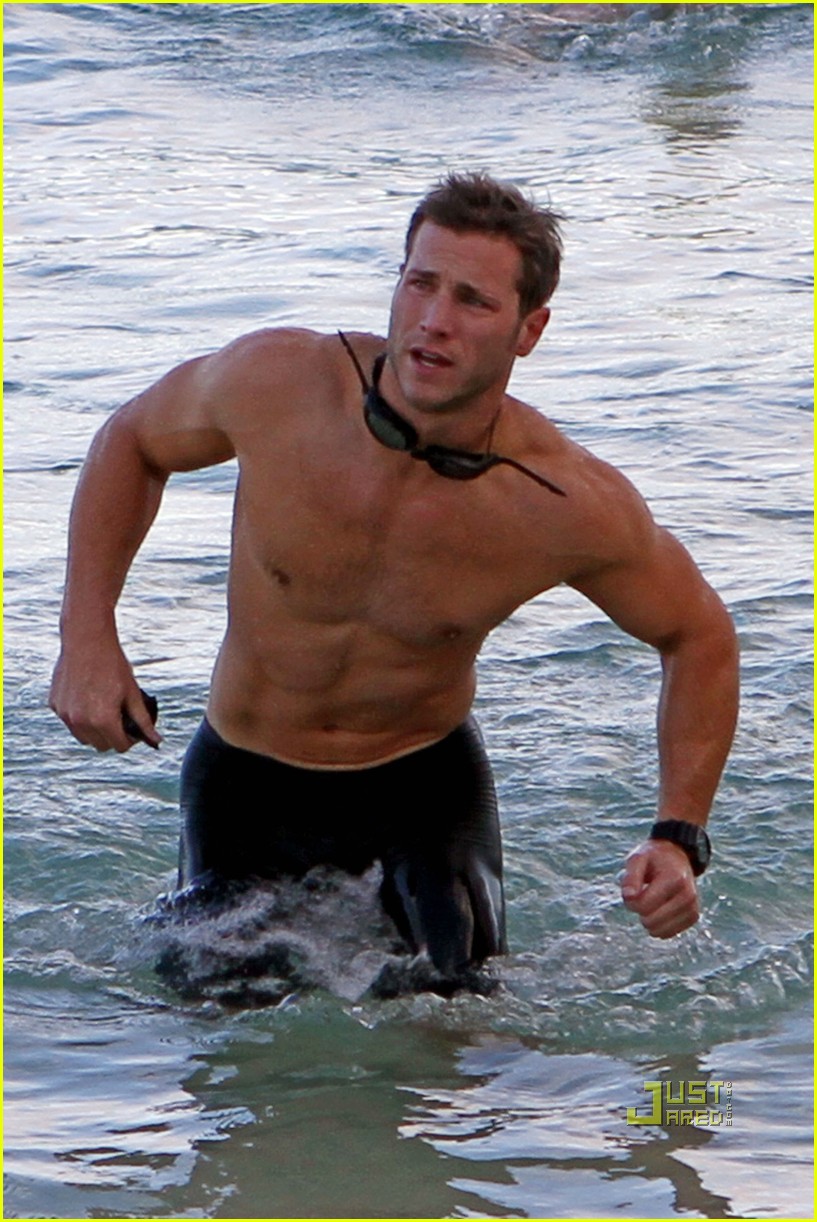 Jake Pavelka: Shirtless for Tag the World Biathlon: Photo 2474919