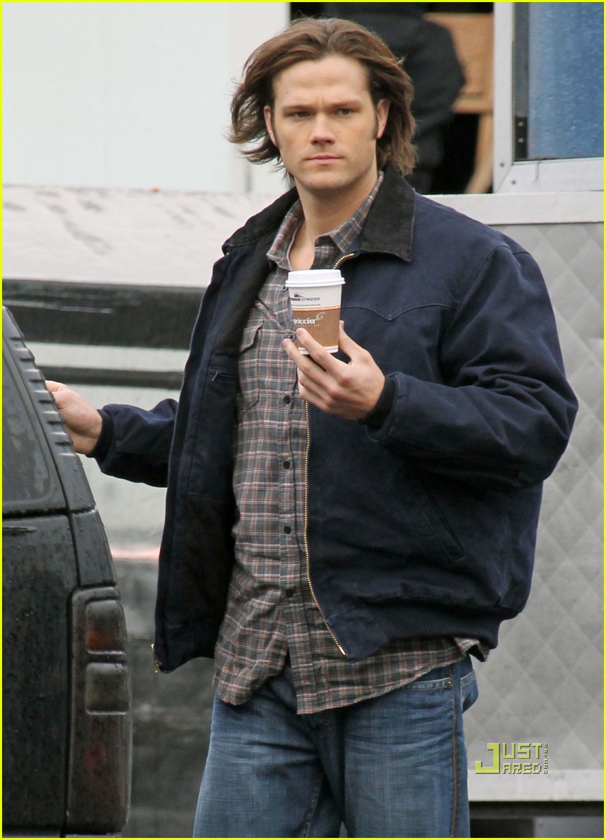 Jensen Ackles Jared Padalecki Supernatural Smiles Photo