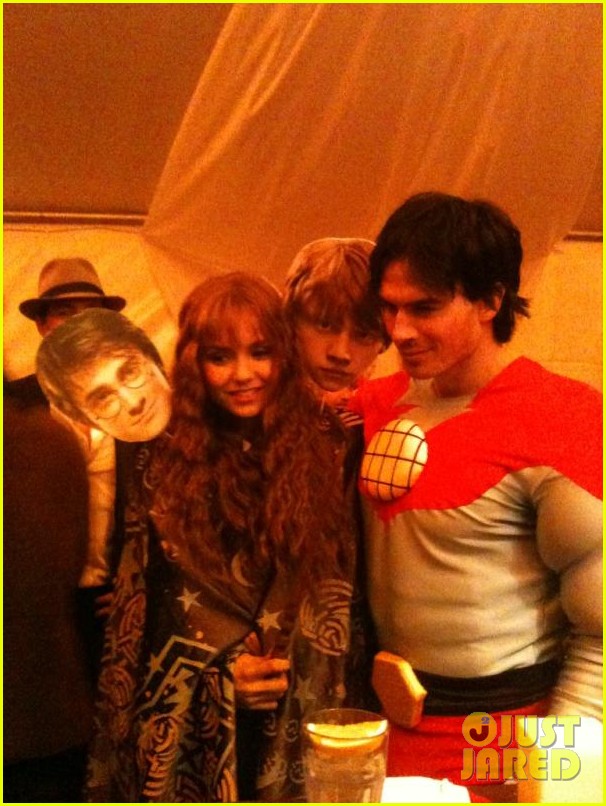 Nina Dobrev &amp; Ian Somerhalder Show Off Their Halloween Finest! Photo