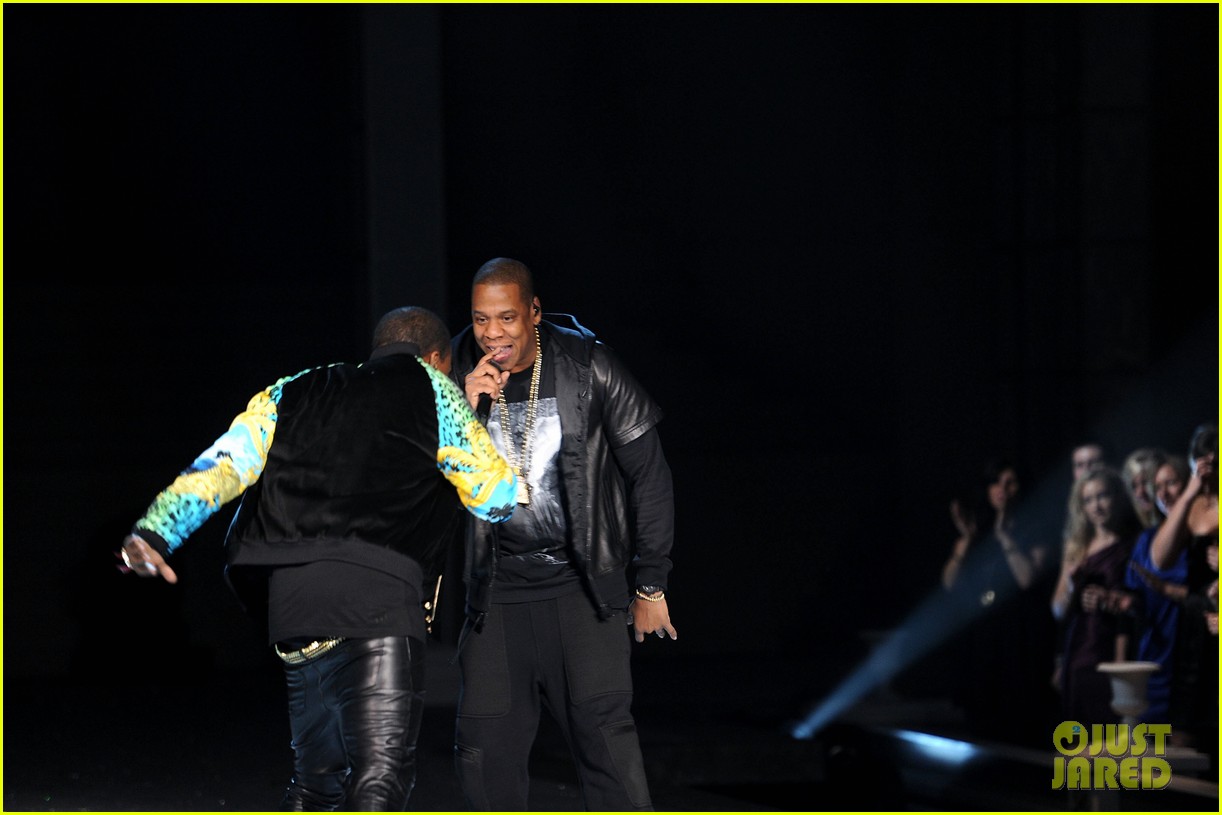 Nicki Minaj, Kanye West & JayZ VS Fashion Show 2011 Photo 2598720 Jay Z, Kanye West, Nicki