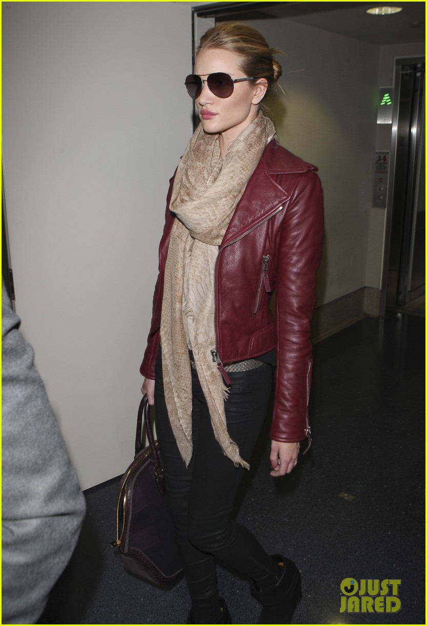 Rosie Huntington-Whiteley: LAX with Jason Statham!: Photo 2632455