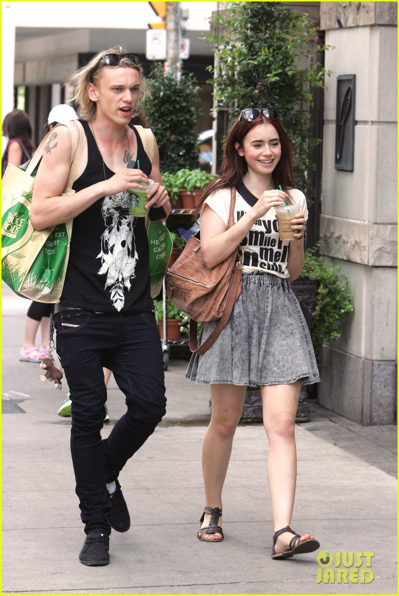Lily Collins 'Melts Inside' with Jamie Campbell Bower ...