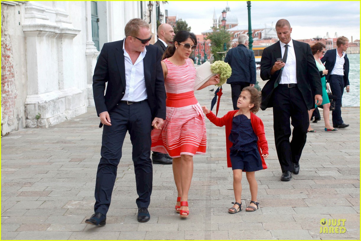 Salma Hayek: Venice Outing with Family!: Photo 2712636 | 2012 Venice