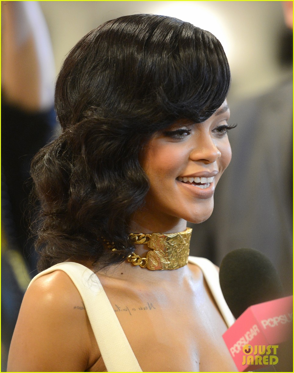 Rihanna Nude By Rihanna Fragrance Launch Photo