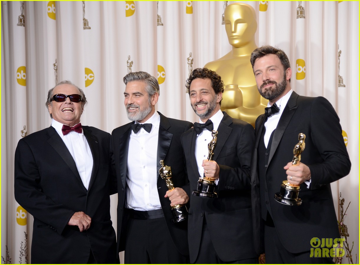 Ben Affleck & Clooney Win Best Picture Oscar 2013 Photo 2819922