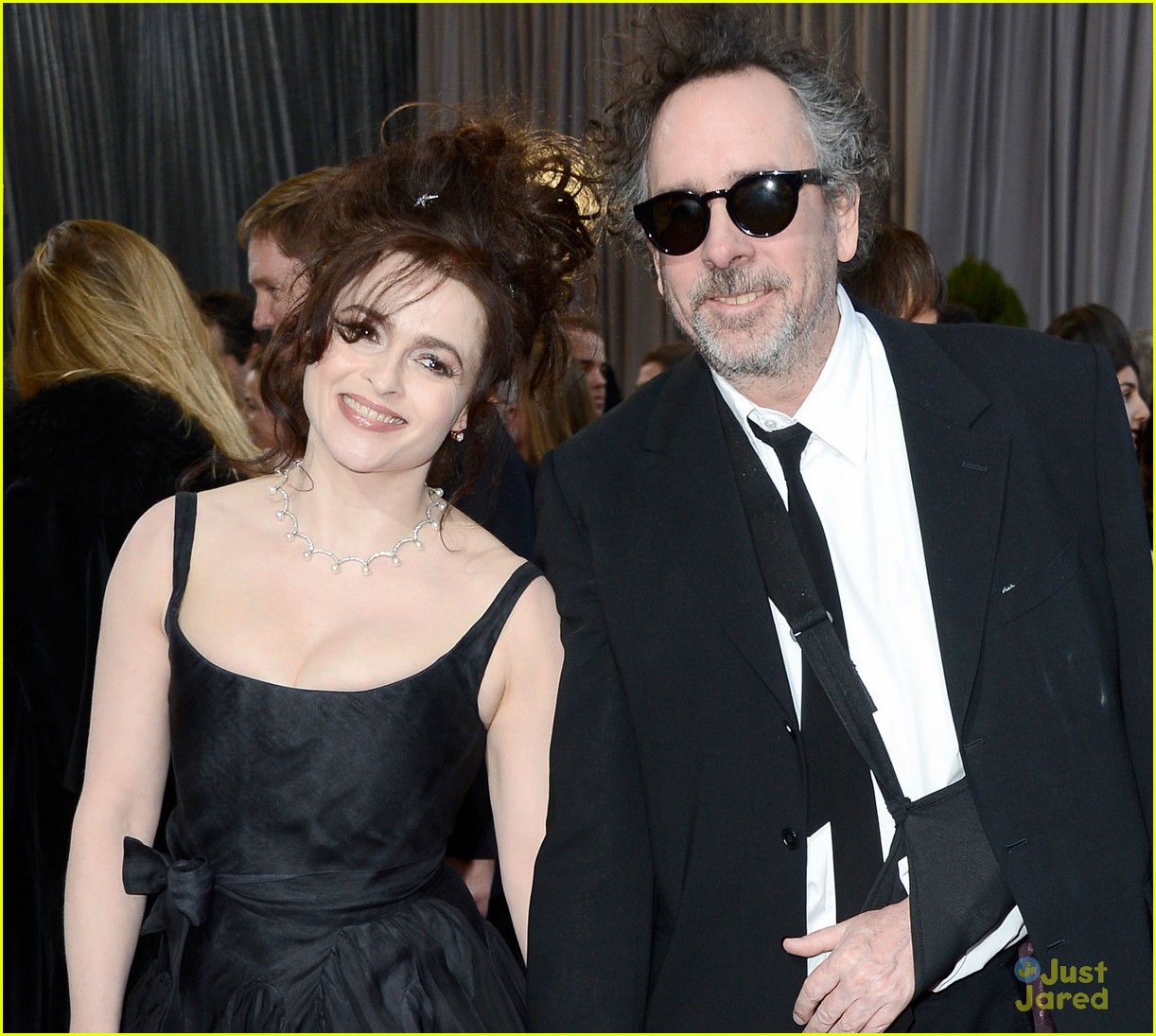 helena bonham carter tim burton oscars red carpet 2013 06