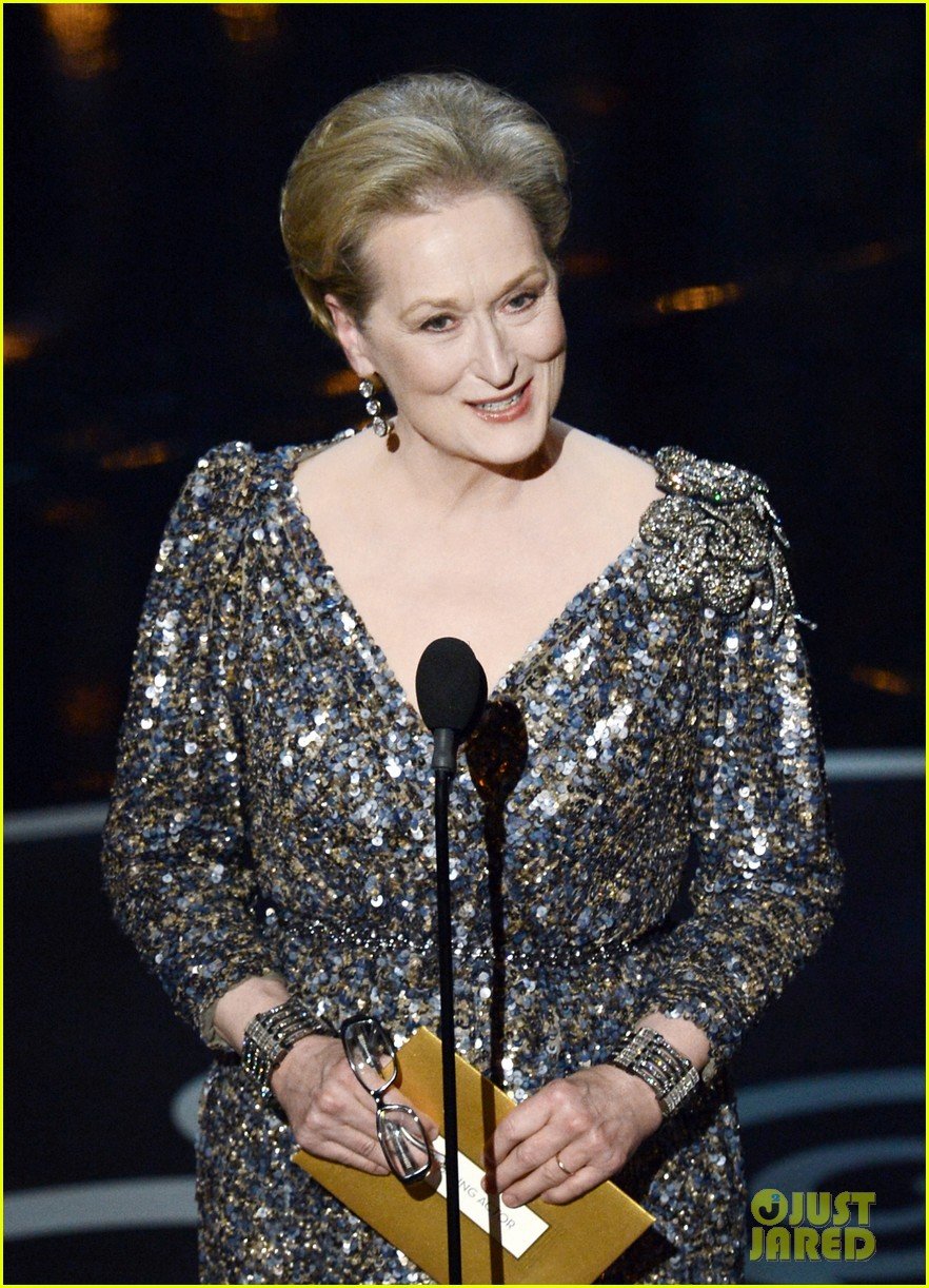 Meryl Streep Oscars 2013 Best Actor Presenter Photo 2819912 2013 Oscars, Daniel DayLewis