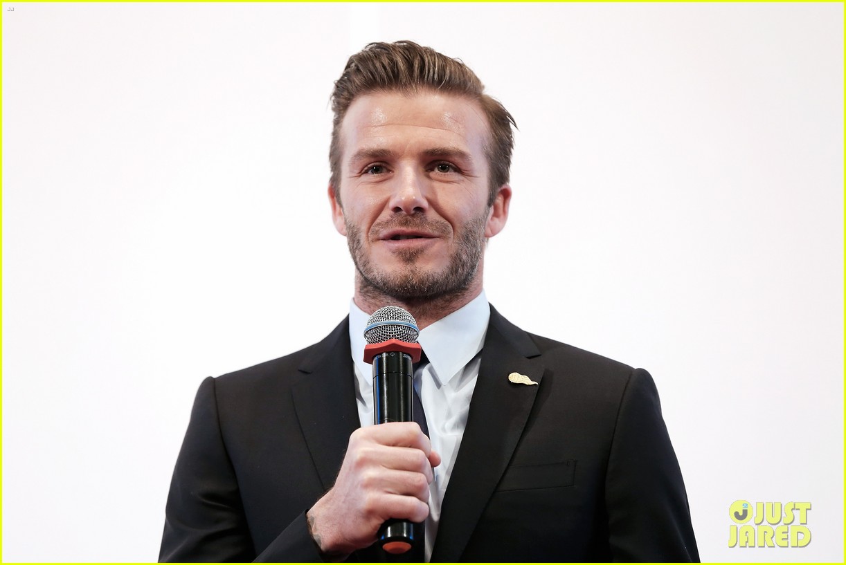 How old is david beckham picture