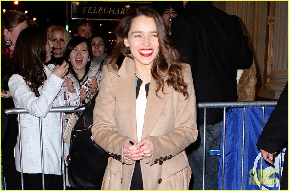 Emilia Clarke: 'Breakfast at Tiffanys' is 'Joy, Joy, Joy'!: Photo