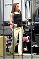 scarlett johannson red hair on captain america the winter soldier set 16