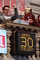 robert downey jr new york stock exchange bell ringer 09