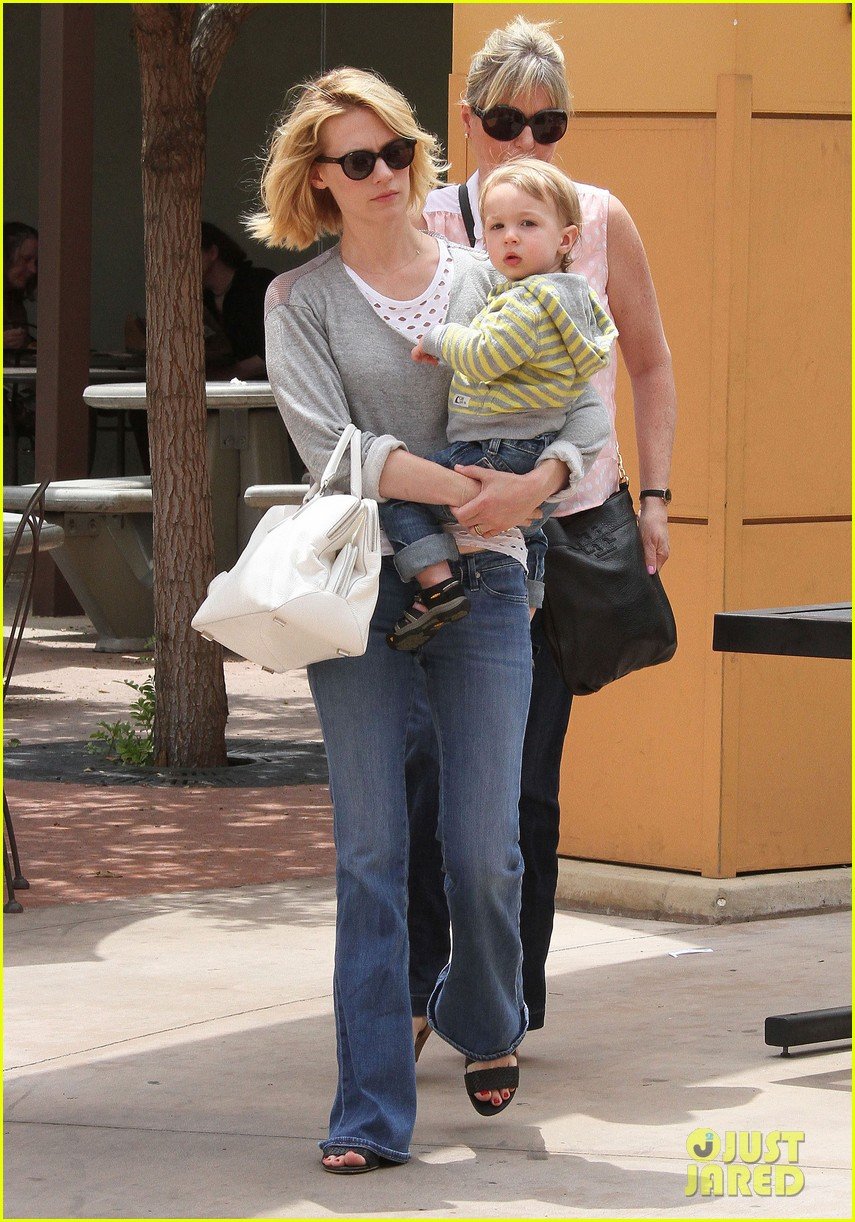 Baby Xander Grabs January Jones' Sunglasses Off Her Face! Photo