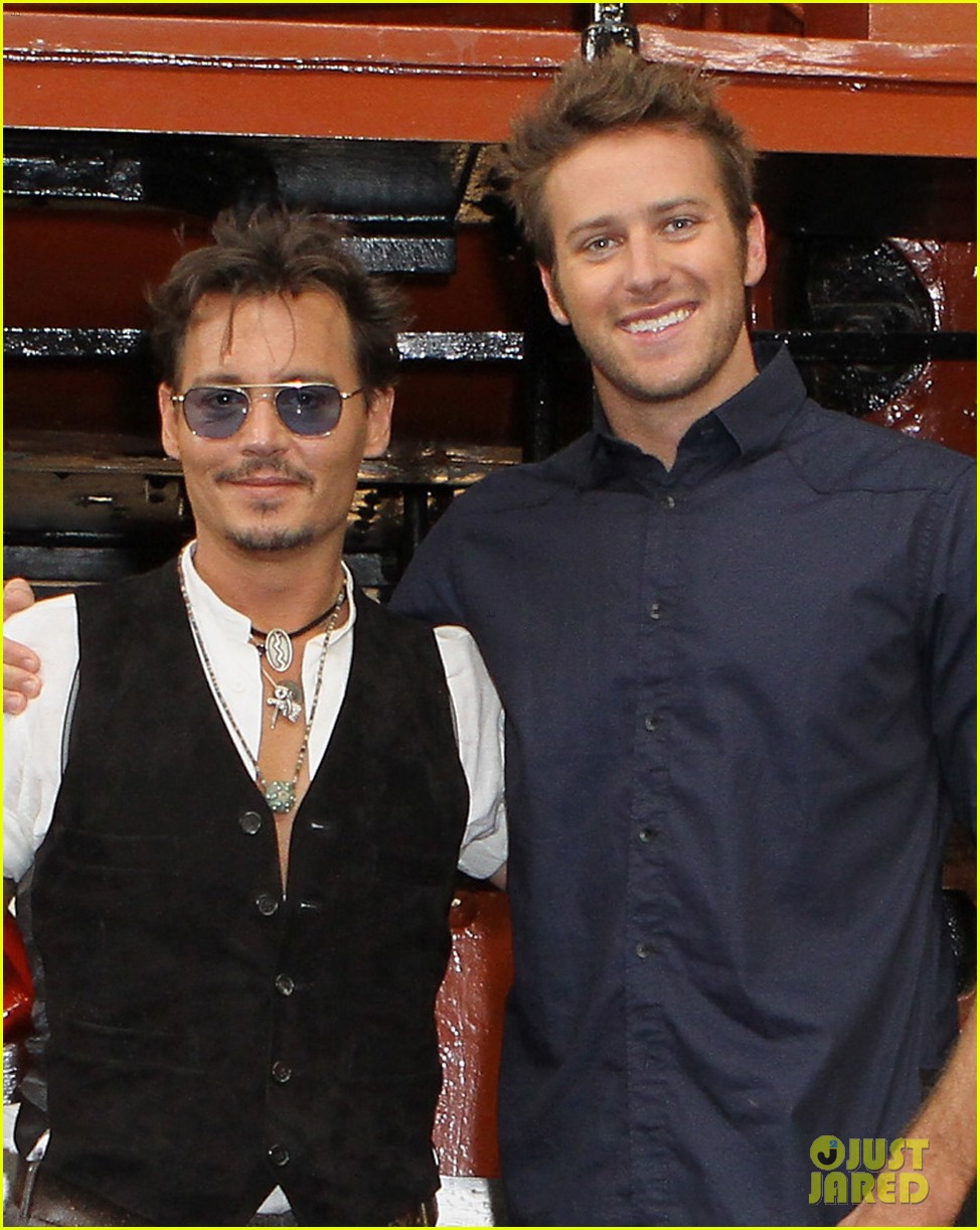 Johnny Depp & Armie Hammer: 'Lone Ranger' Moscow Photo Call: Photo
