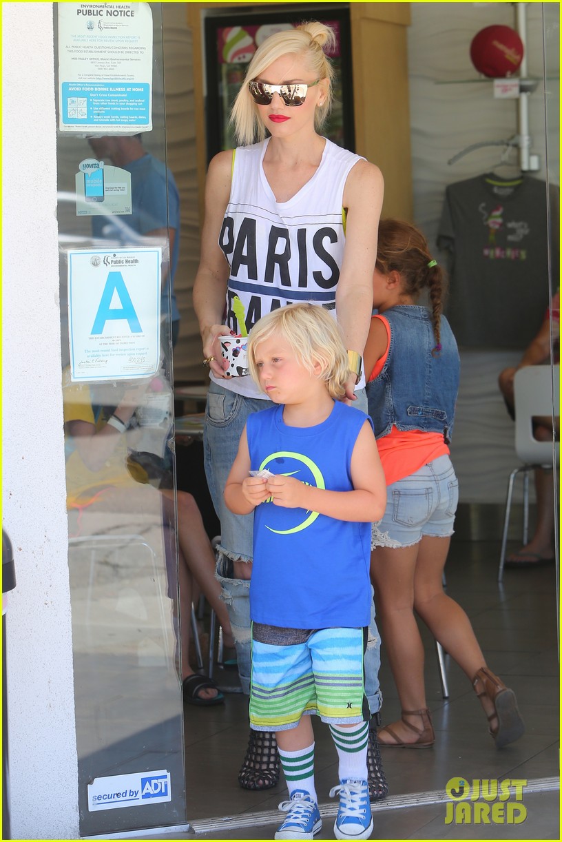 Gwen Stefani Gavin Rossdale Ice Cream With The Kids Photo