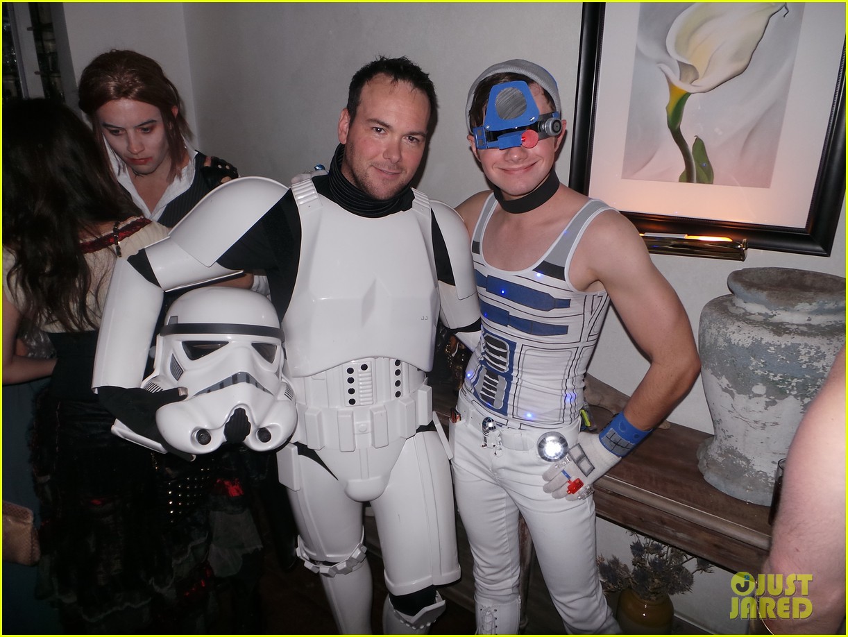 Chris Colfer & 'Glee' Cast: Matthew Morrison's Halloween Party!: Photo