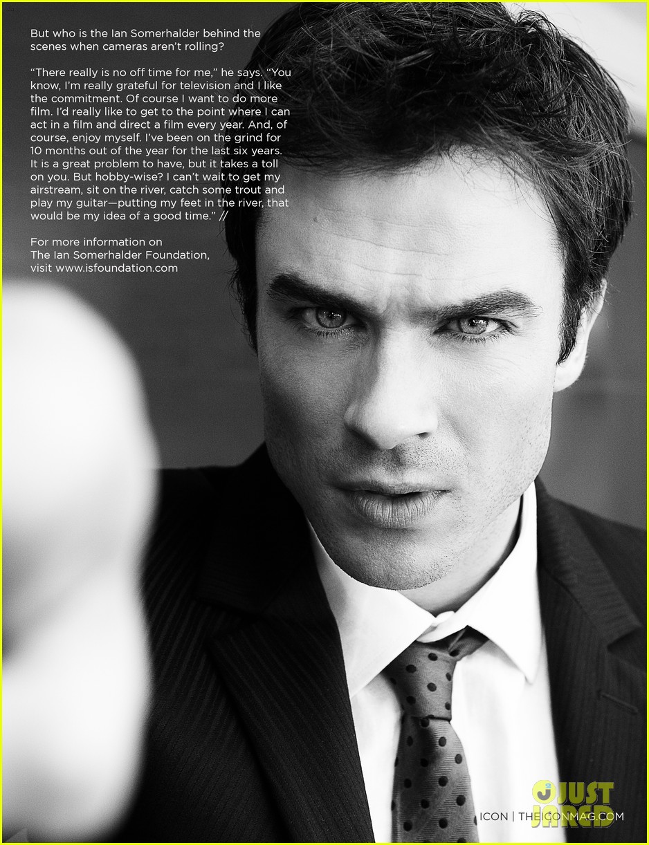 Ian Somerhalder Icon Men's Issue Fall 2013