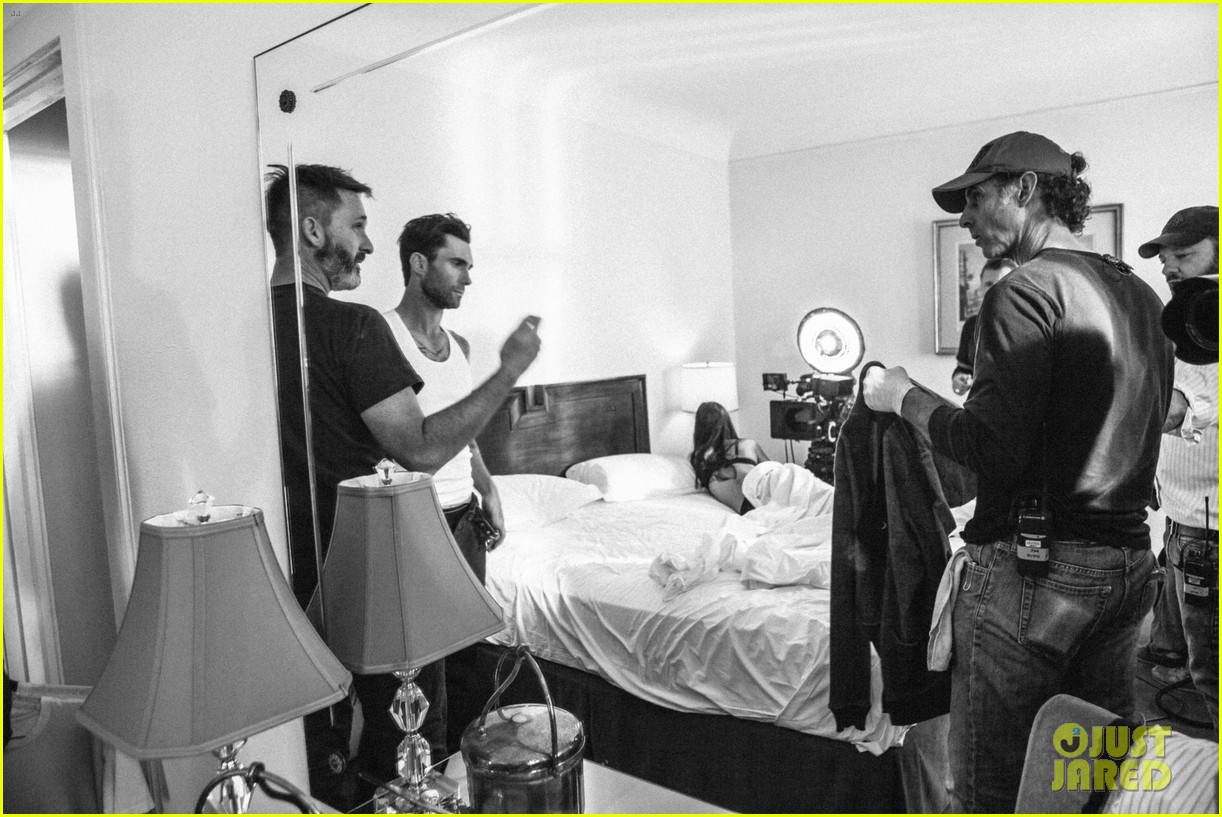 Adam Levine's Kmart Holiday Commercial Behind the Scenes! Photo