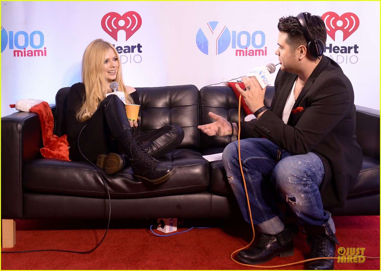 Avril Lavigne & Chad Kroeger: Y100 Jingle Ball 2013 Pair!: Photo