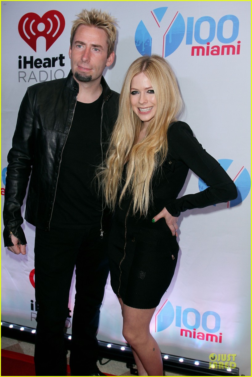 Avril Lavigne & Chad Kroeger: Y100 Jingle Ball 2013 Pair!: Photo