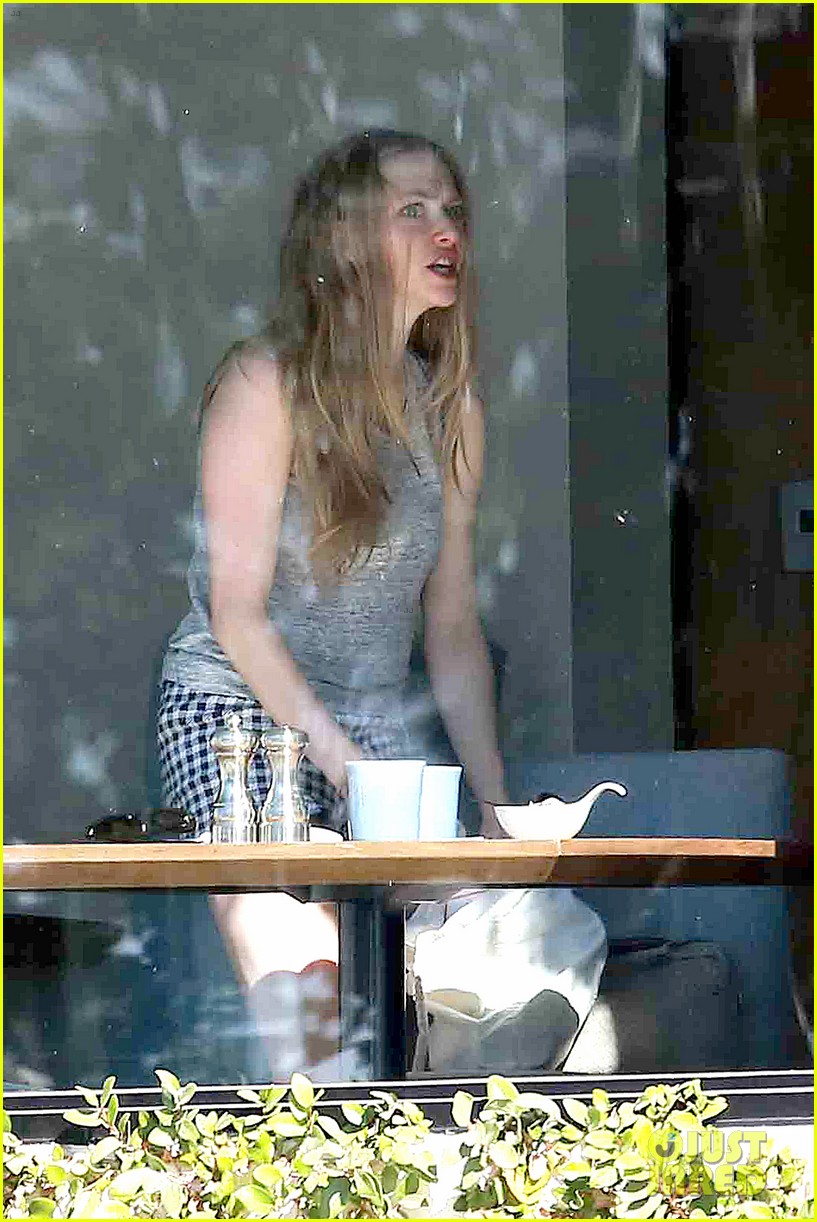 Amanda Seyfried &amp; Justin Long Take Finn to the Doggy Dentist Photo