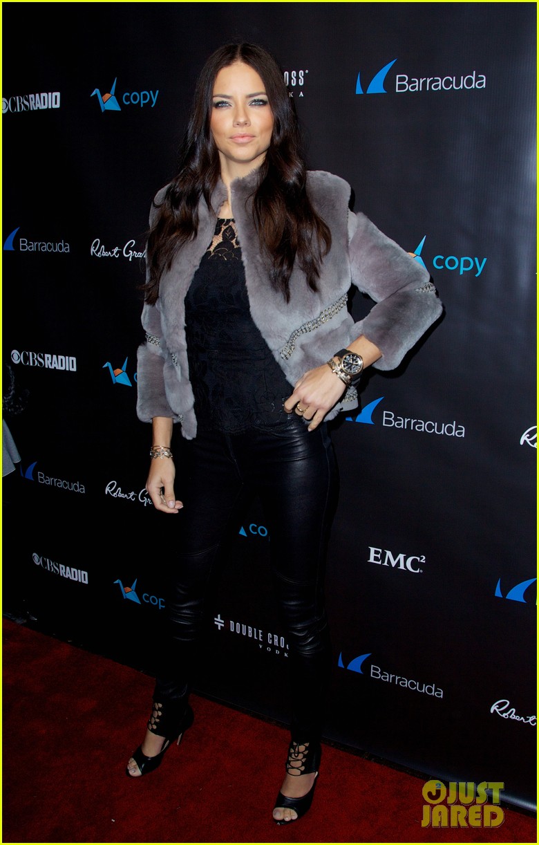 Adriana Lima & Alessandra Ambrosio Heat Up the Red Carpet at Leather