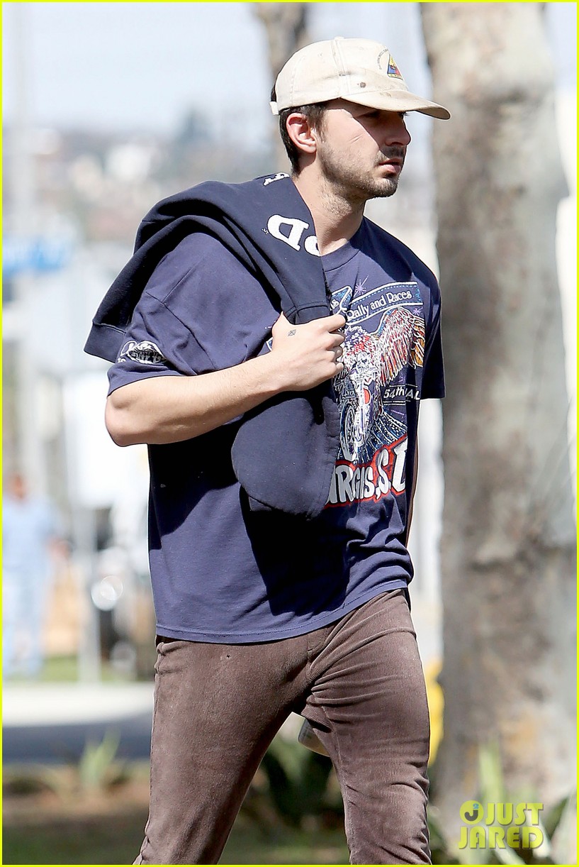 Shia LaBeouf Has the Parking Ticket Blues in Los Angeles