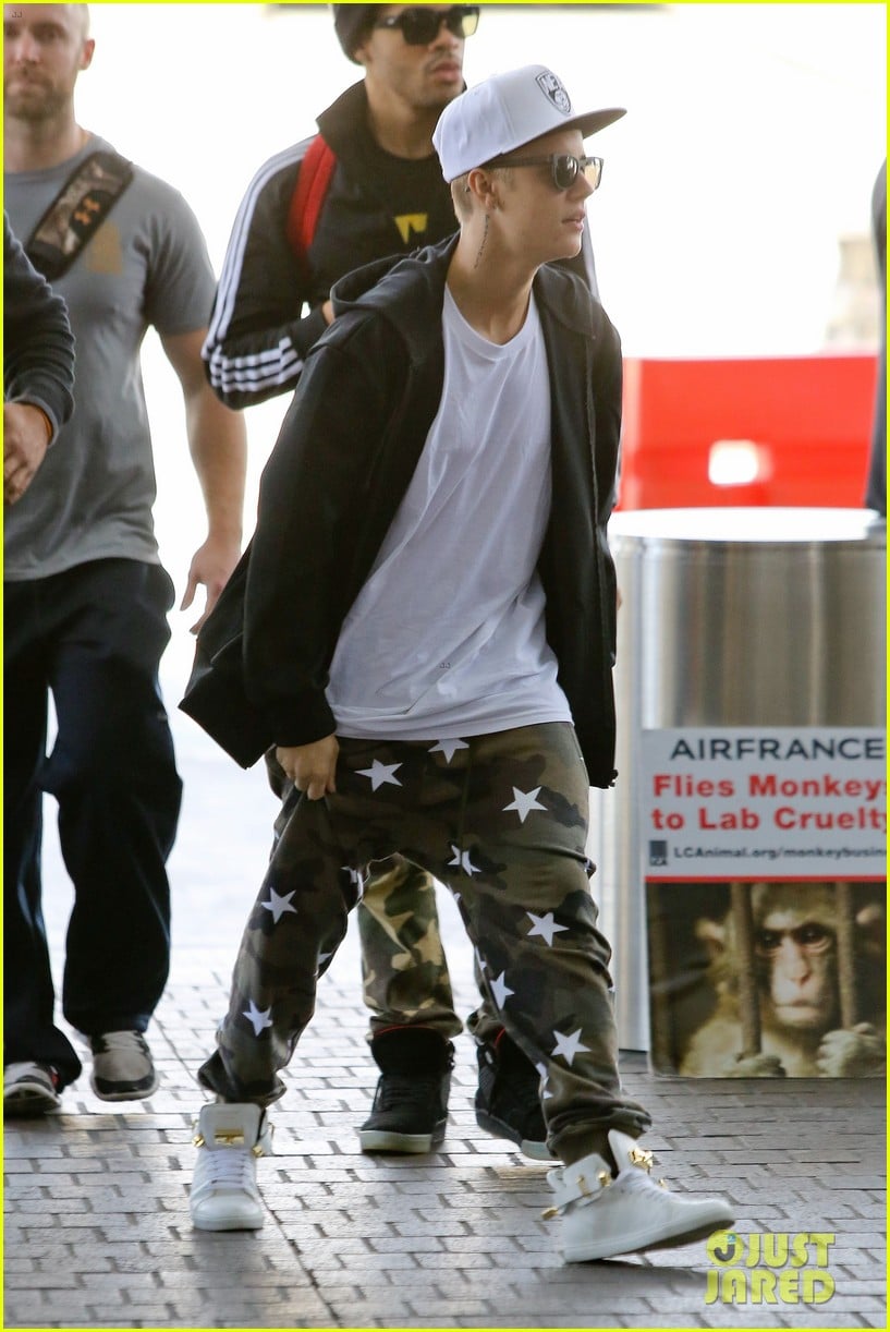 justin bieber low waist pants