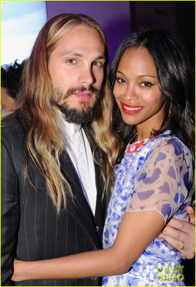 Zoe Saldana & Husband Marco Perego Make First Public Appearance