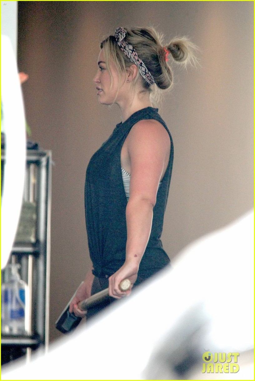 Hilary Duff Hits The Town With Stylist Marcus Francis Get Details