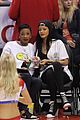 rihanna melissa forde cheer on clippers 03