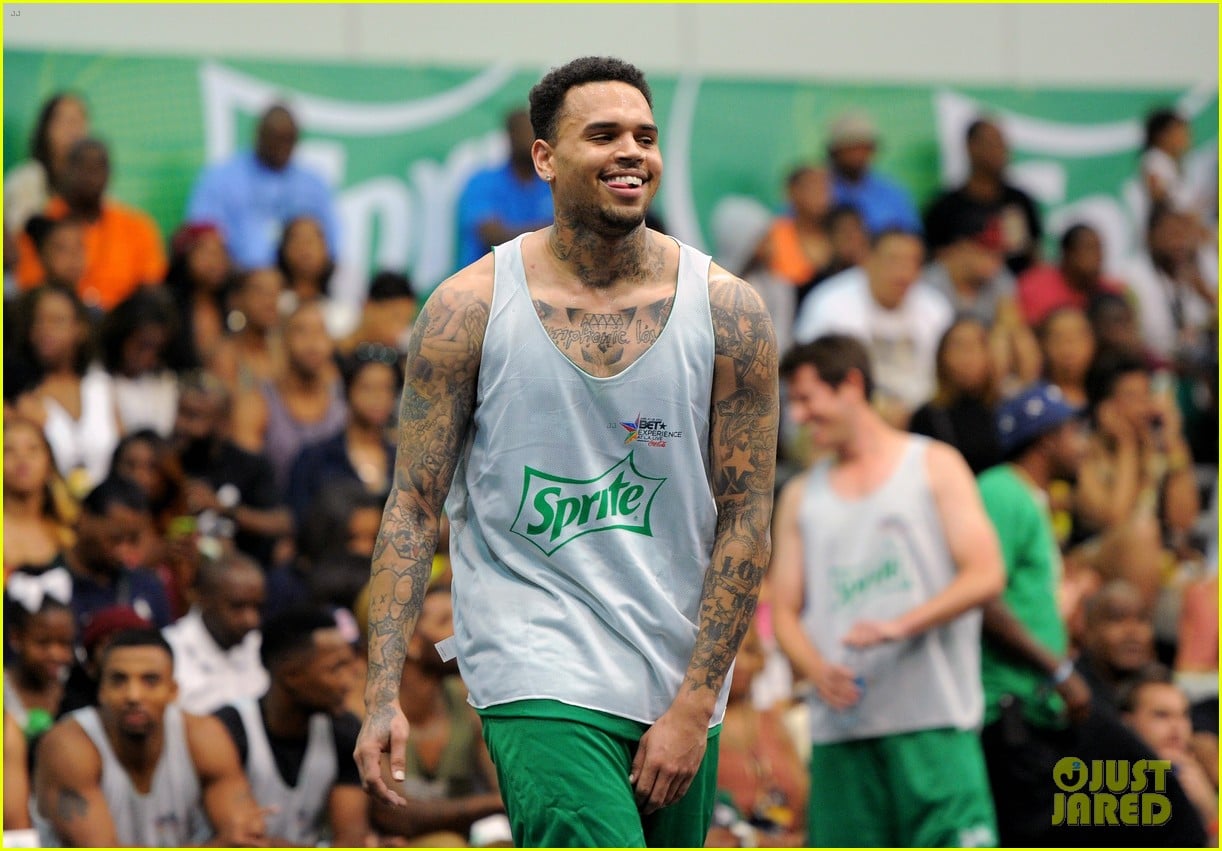 Justin Bieber Plays Against Chris Brown In Sprite S Celeb