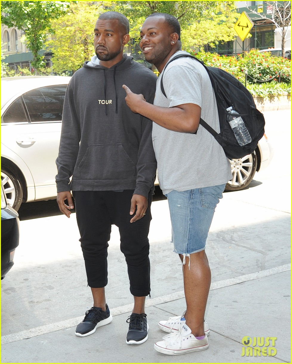 Kanye West Seen on a Shopping trip in New York City 06/03/14 Lipstick