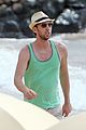 zachary levi shirtless hawaii beach vacation 08