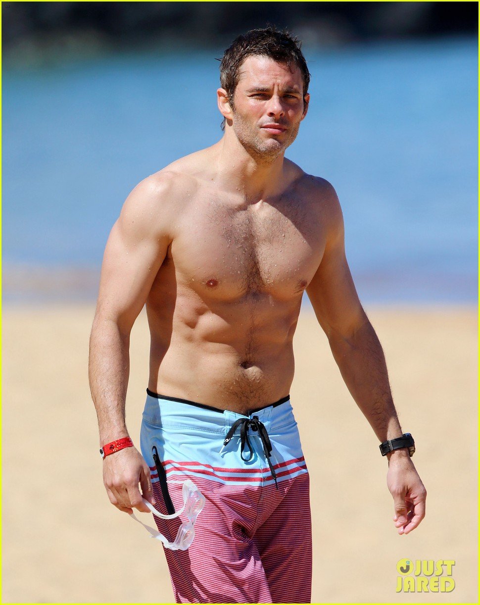 Shirtless James Marsden Shows Off Ripped Body in Hawaii! Photo 3131776 James Marsden