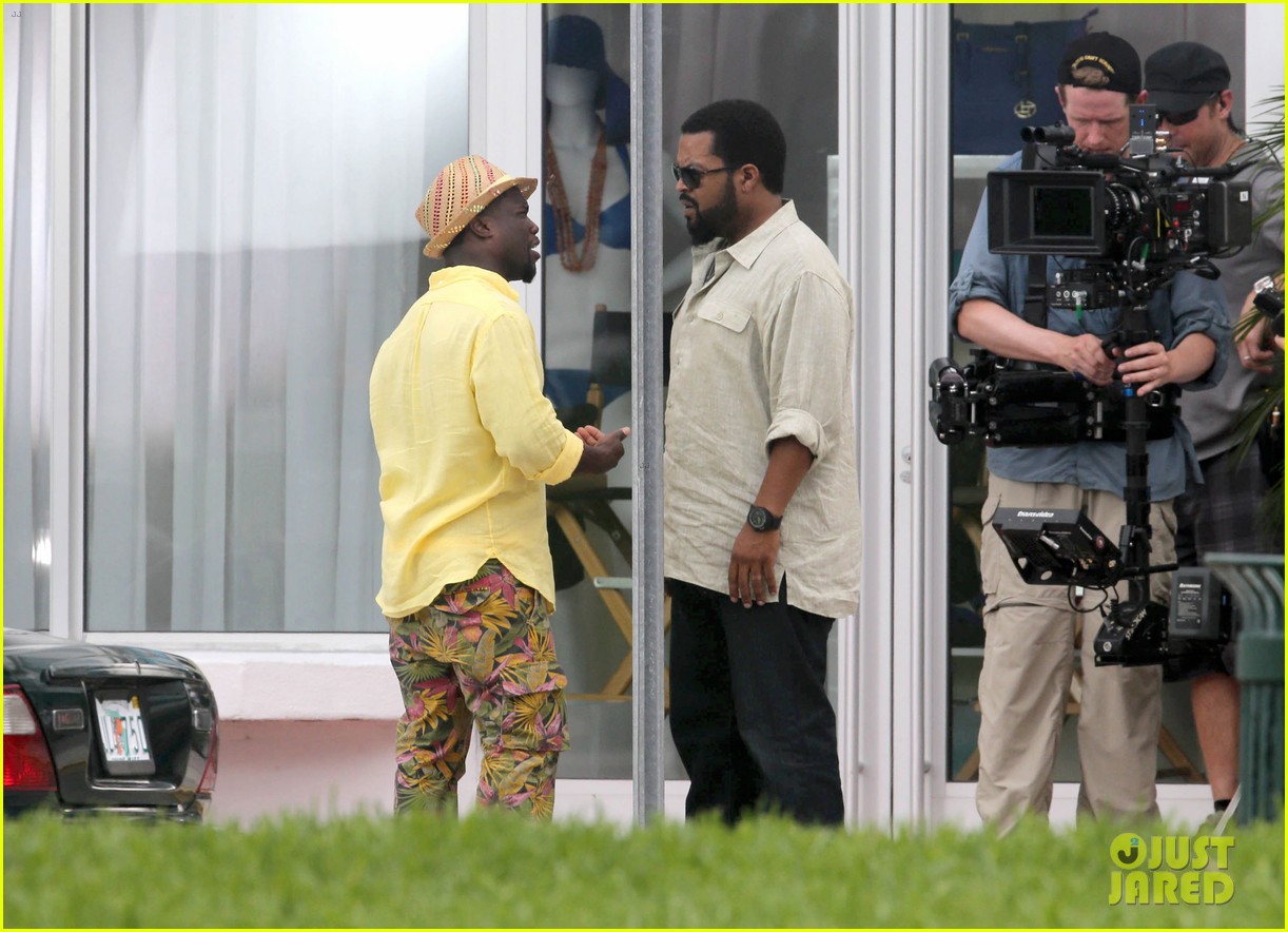 Kevin Hart Begins Filming 'Ride Along 2' with Ice Cube in Miami! Photo