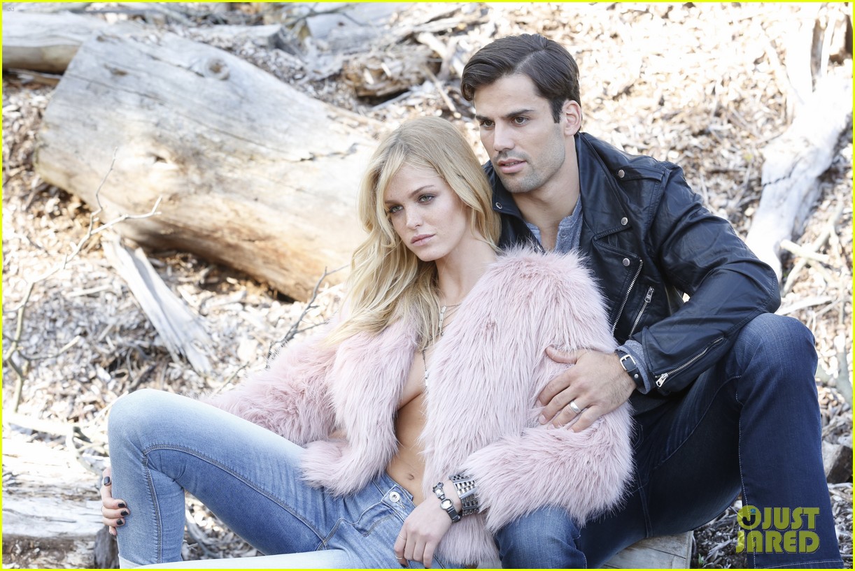 Erin Heatherton is Totally Topless on a Horse for Buffalo David Bitton