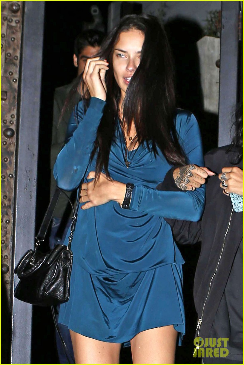 Rihanna Has A Girls Night Out with Adriana Lima at KOI After Final