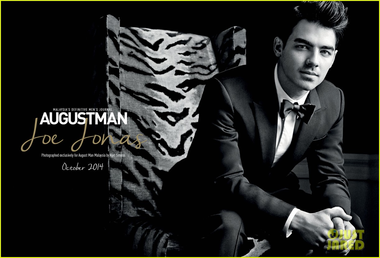 Joe Jonas Looks Handsome in a Bow Tie for 'August Man Malaysia' Photo