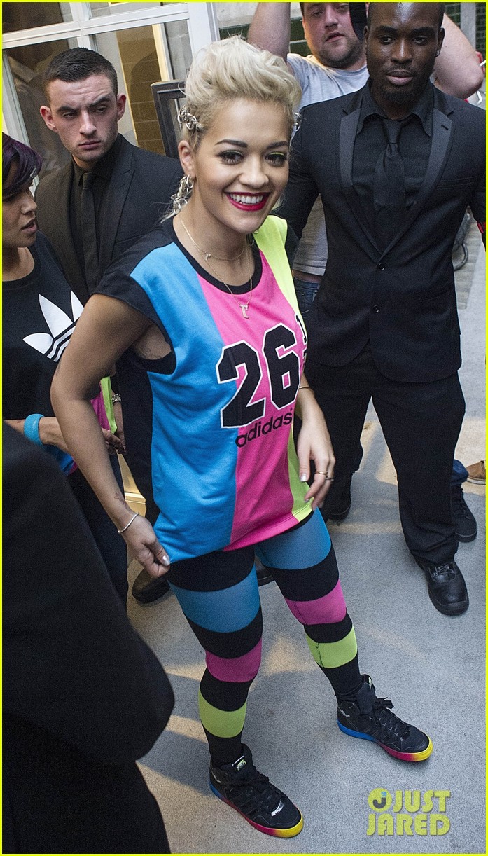 Rita Ora Gets Excited For Adidas Originals Launch in London: Photo