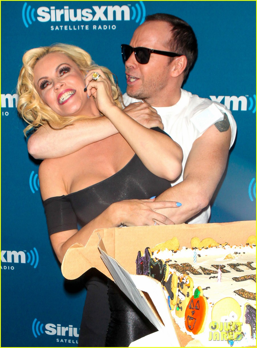 Jenny McCarthy & Donnie Wahlberg Channel 'Grease' at SiriusXM Halloween