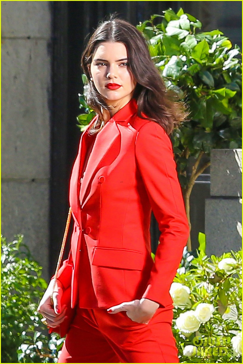 Kendall Jenner is Red Hot at a Photo Shoot After Her 19th Birthday