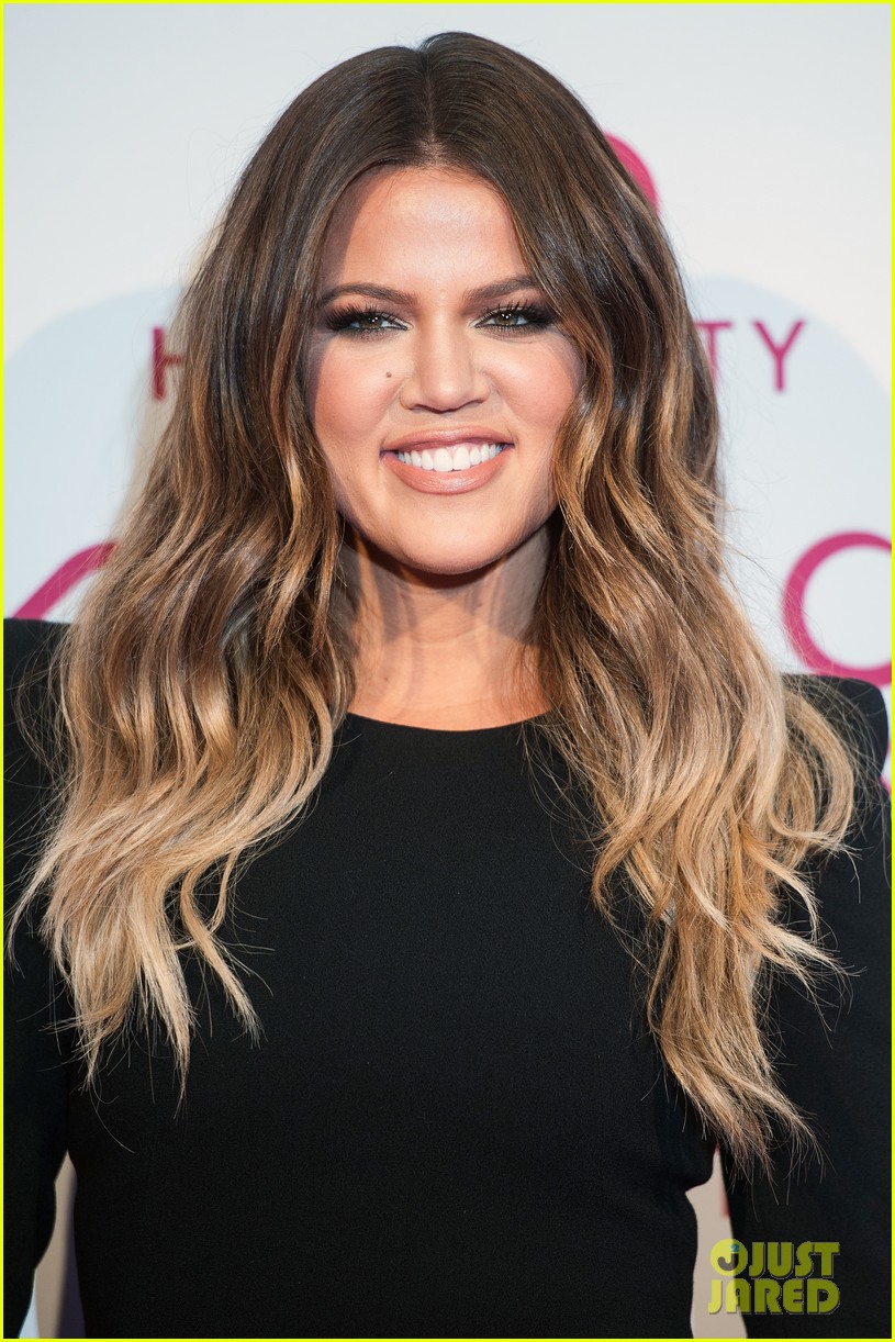 Kim & Khloe Kardashian Think Pink for Hairfinity Hair Vitamins Launch