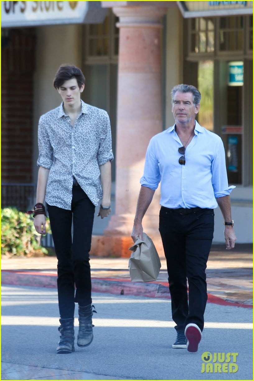 Pierce Brosnan's Model Son Dylan Stands Tall on 18th Birthday Photo 3280607 Dylan Brosnan